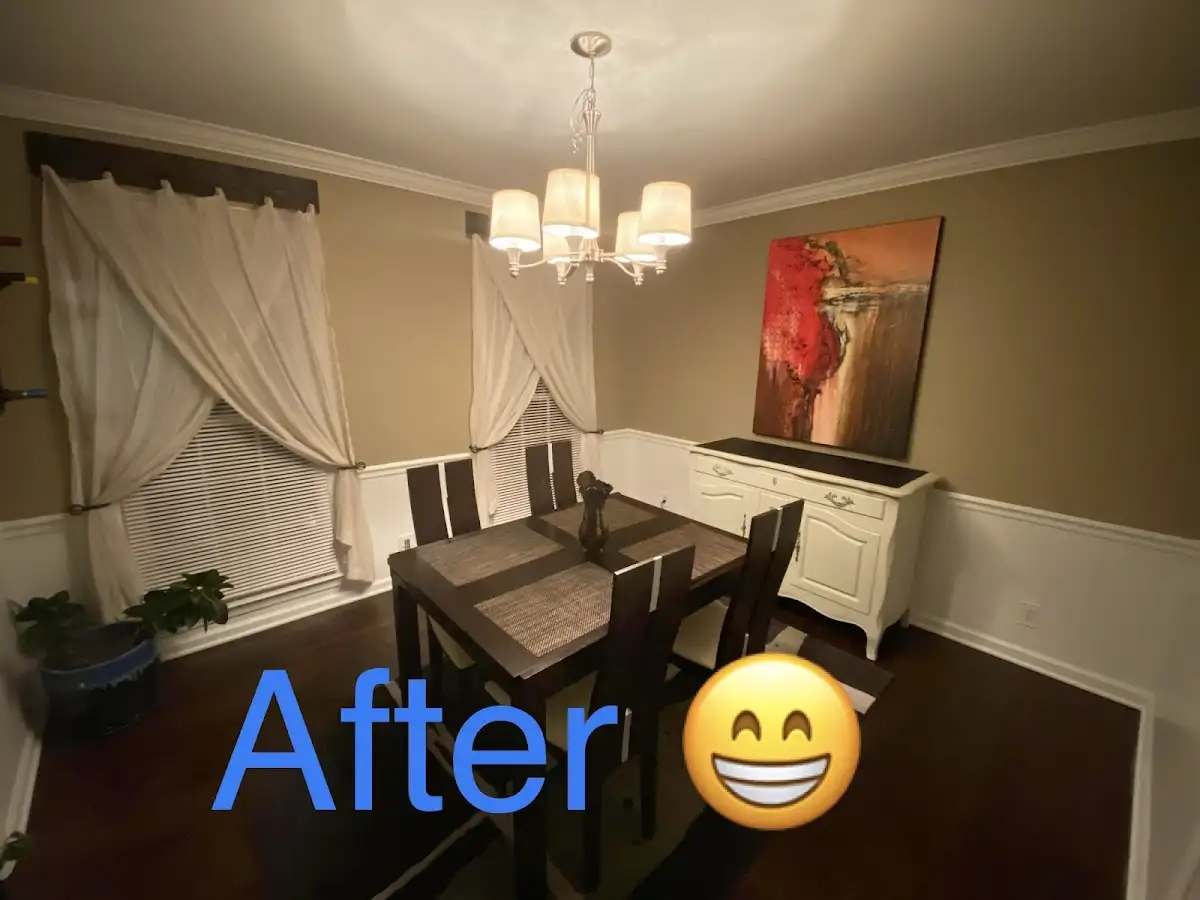 Professional dining room restoration after water damage in Kenner